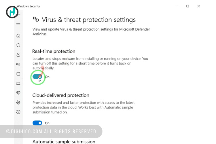 غیرفعال کردن آنتی ویروس برای اکتیو کردن ویندوز